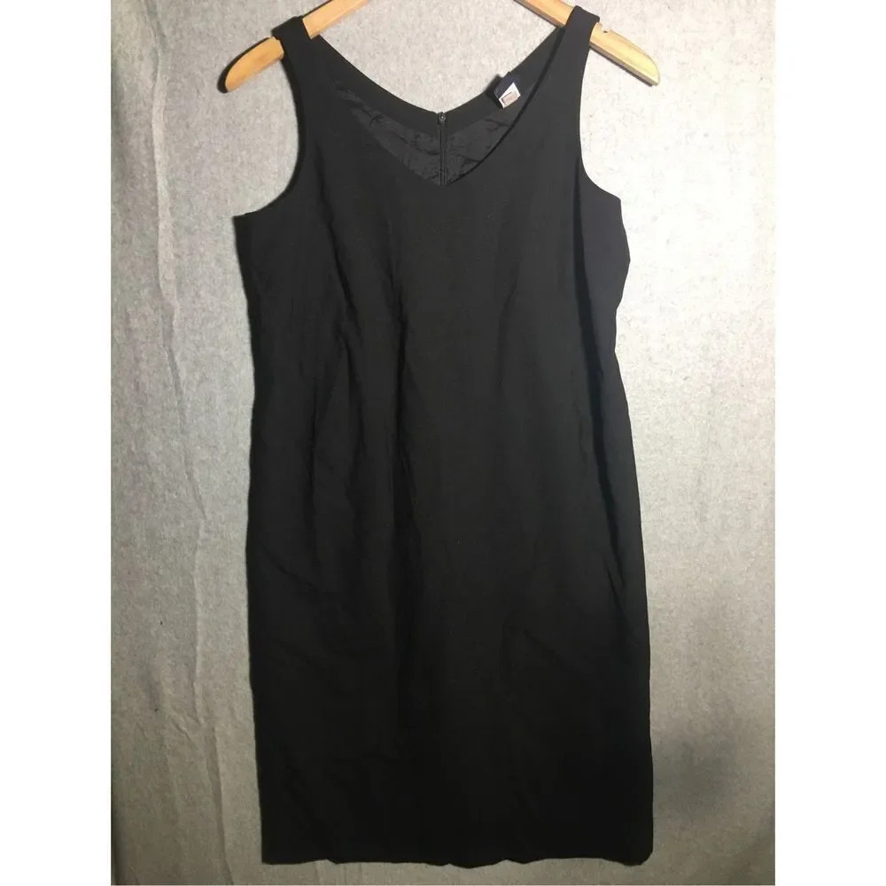 Womens Gap Maternity Dress Business Casual Career Work Office Black Wool Blend